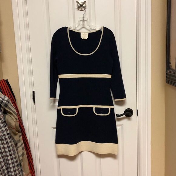 Kate Spade Navy and White Dress - Picture 5 of 8